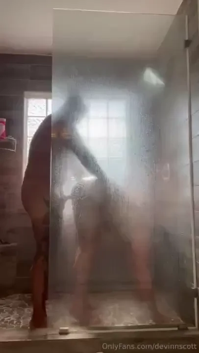 Fucking her in the shower water going everywhere our moans echoing 