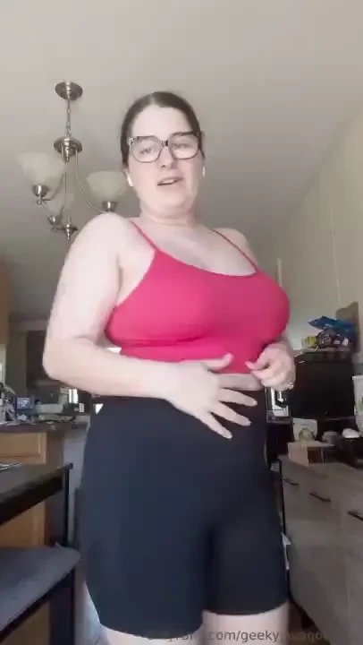 Okay i put on a sports bra 