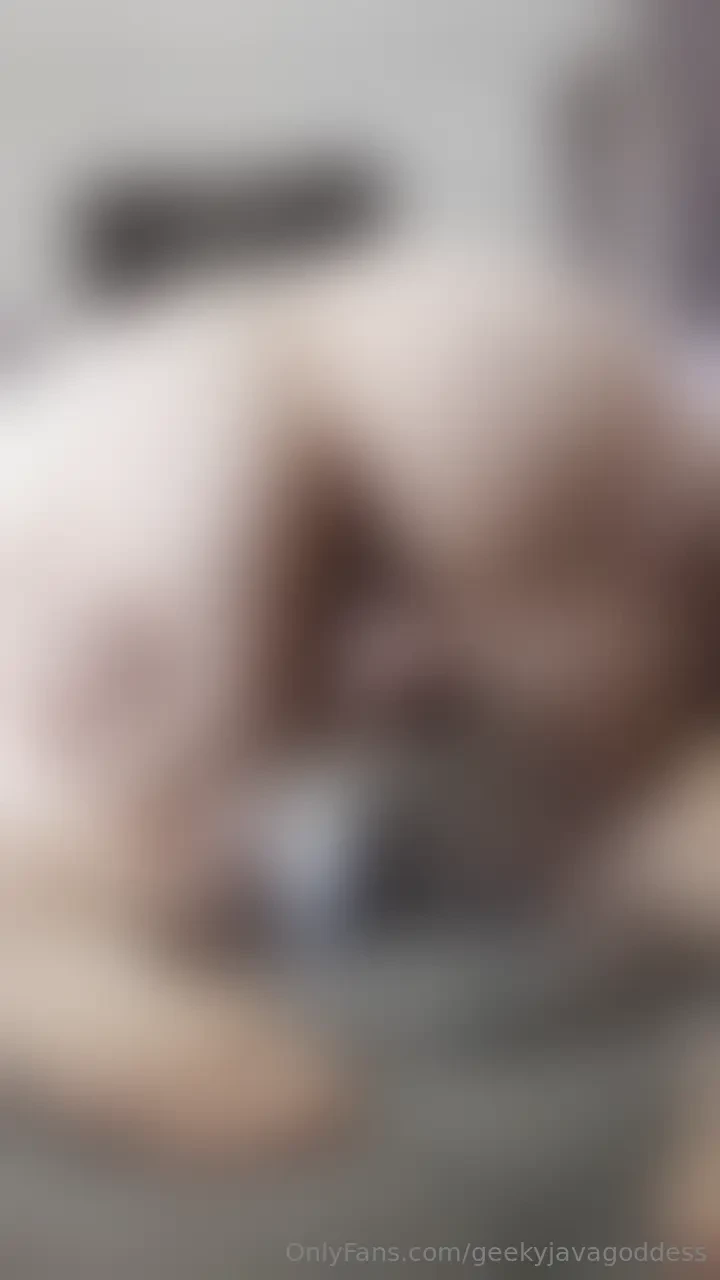 My first time riding a dildo mainly back view of my asshole and pussy 