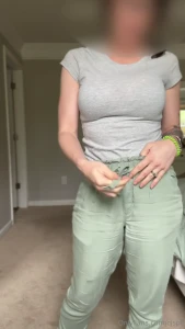 Stripping out of my teacher clothes after spring break face approved