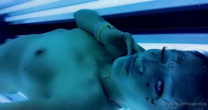 Tanning bed fun part 12
