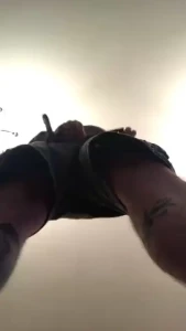 Showing off my sweaty hole for you to worship verbal