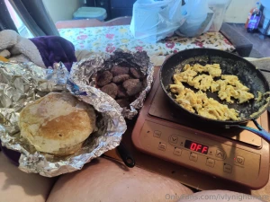 Cooked a nice filling breakfast to start the day