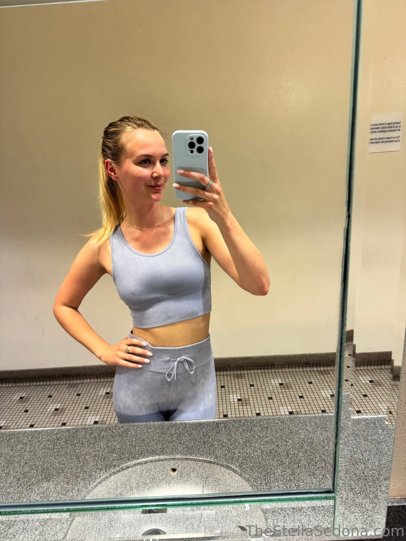 Sweaty after the gym if you want the naughty version swipe right on my 