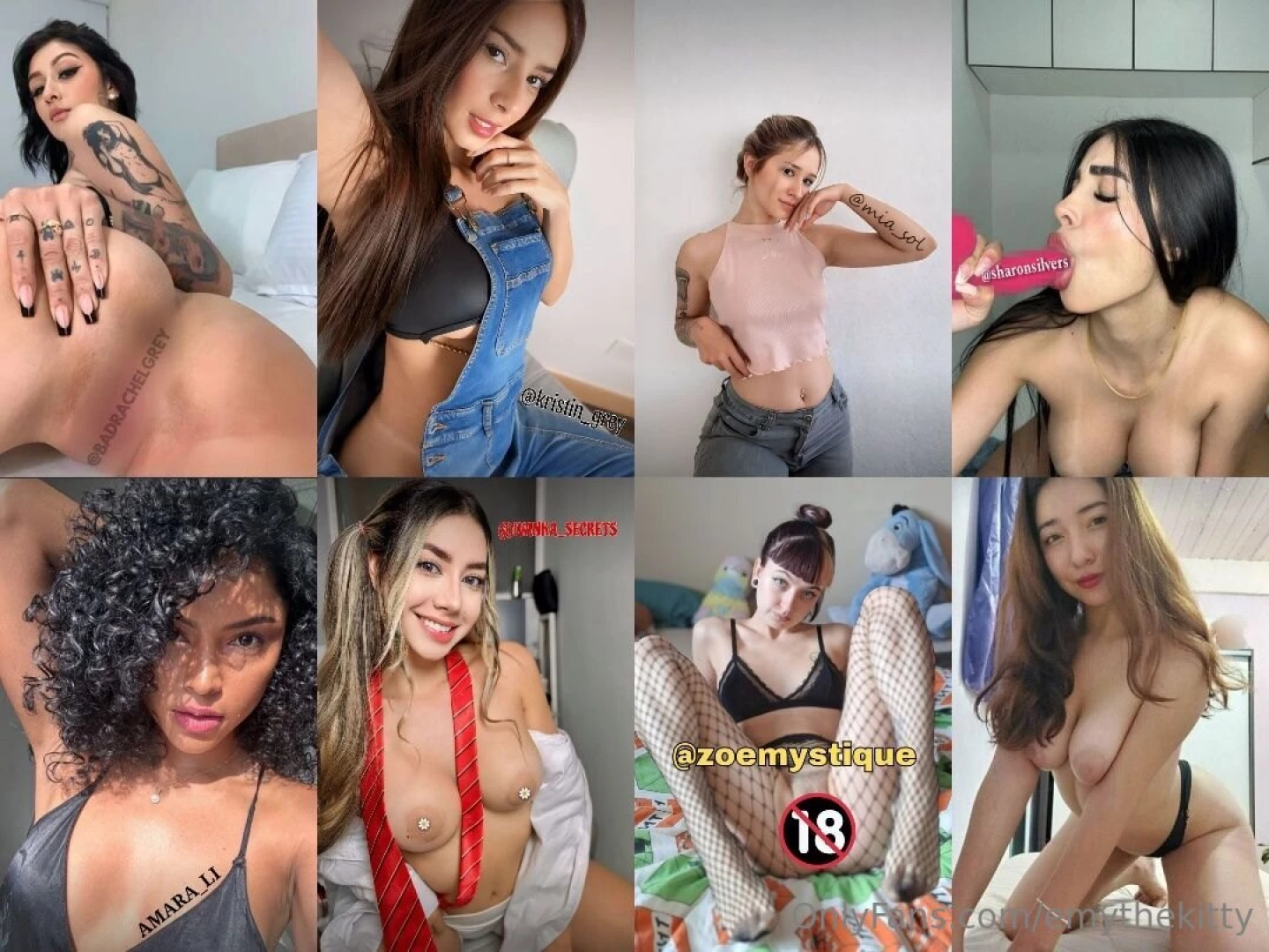 Badrachelgrey kristin_grey mia_sol sharonsilvers amara_li 