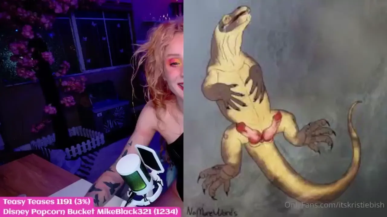 On stream i was trying to adjust my logo and accidentally traumatized 