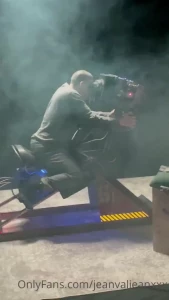 So proud to be on set seeing my art work in action so cool