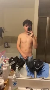 Post pickleball shower who wants to lick up my sweat