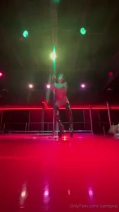 Pole dancing at sensations