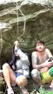 Boobs out in a cave in cranehill alabama with dab772 boobs alabama