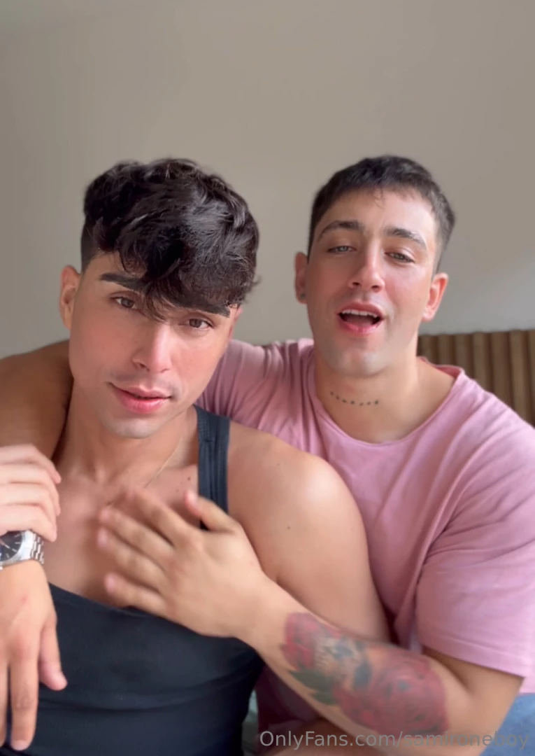 I finally met this super handsome and tattooed man the video is 