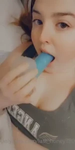 Love being able to deep throat this dildo who s next