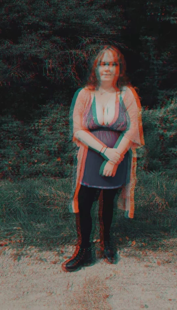 Day 3 of me posting 3-d pics bbw redhead pawg bigboobs fyp pinknipples 