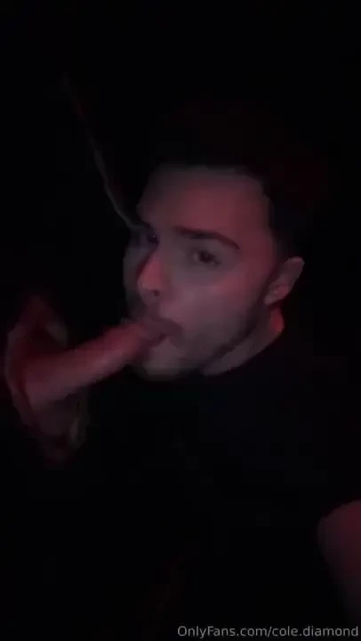 In my happy place sucking cock with my ass out only thing that could 