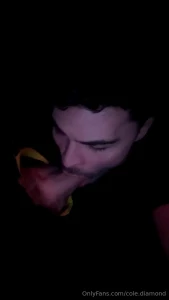 Loved sucking off this hung daddy and feeling him nut down my throat