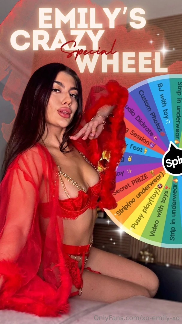 Special attention - emily s crazy wheel only now the hottest prizes 