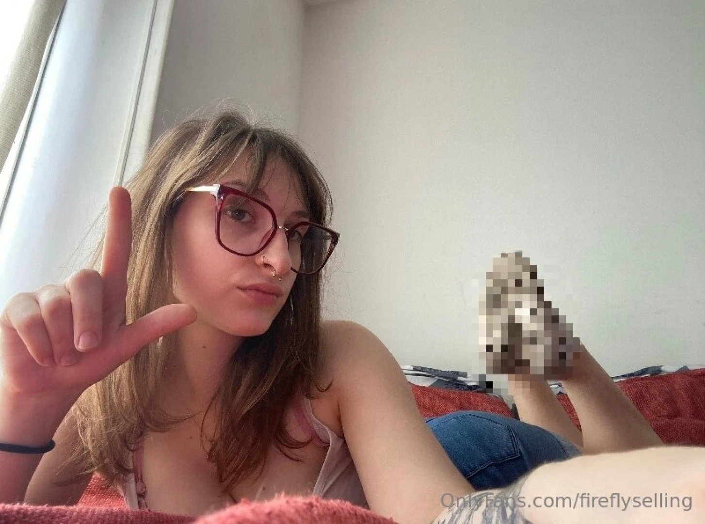 Dirty socks and some cleavage these socks used to be white really cute 