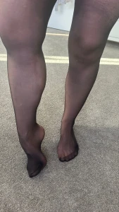 For my nylon lovers enjoy this fun nylon covered fj if only i had the part 1