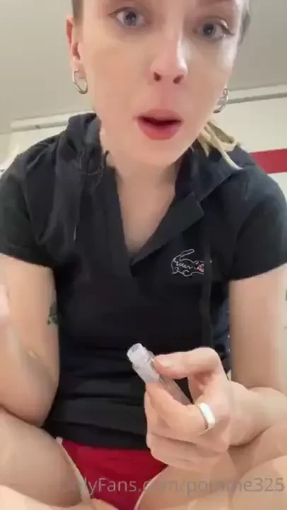 Short dress red panties 