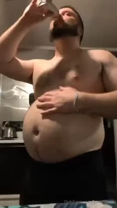 After half a pizza and soda topping for with a couple boost