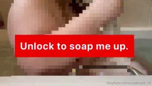 Join me in the bath and get soapy together which part of me would you