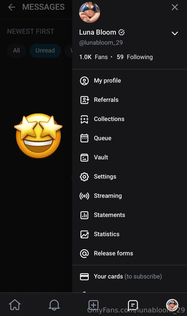 Omg this page just hit a 1000 subs check out my vip page lunablooms to 