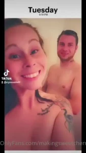 Shower time can you guess what we did