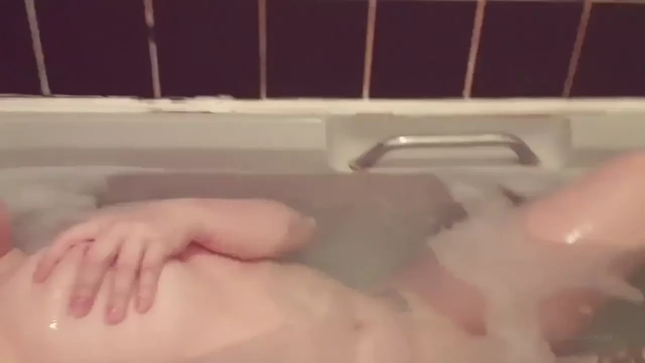 Adding new meaning to the phrase bubble butt with some bath time fun 