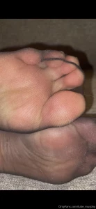 Shots from my black nylon session on the couch part 1