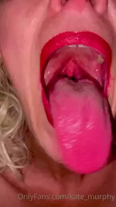 Long red tongue for you go deep 