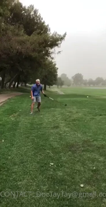 Any golfers in da house i had to get out and hammer a few home this 