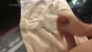 Quick cumshot on some sold worn underwear inquire if interested in