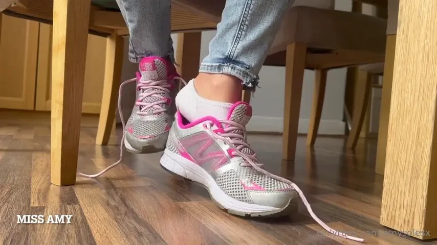 Sock and trainer removal dm for full clip 