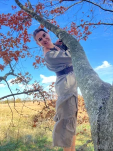 It was so gorgeous outside i had to go climbing barefoot look closely part 3