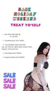 On priya_y bank holiday massive weekend sale any dildo video 20 or 2