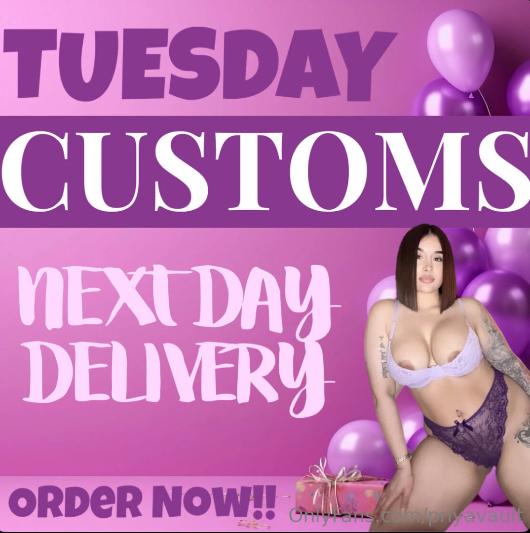 Next day delivery customs over on priya_y order now amp receive your 