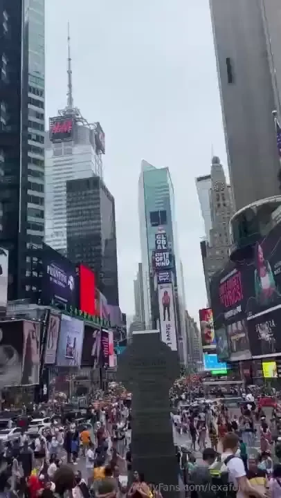 I love the energy here nyc times square ps ignore what my top says 