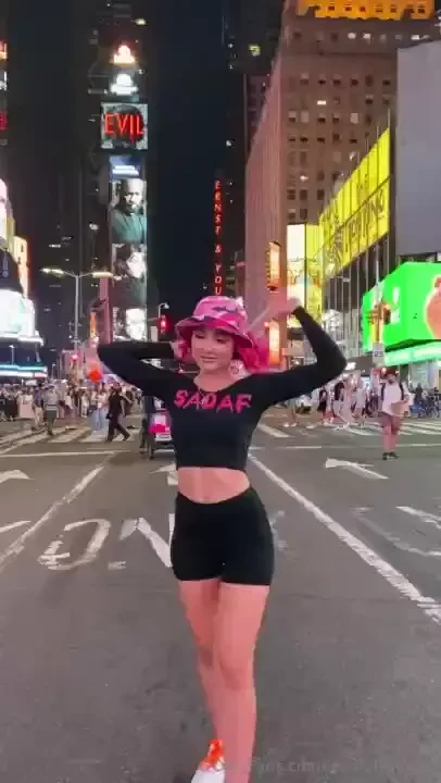 I love the energy here nyc times square ps ignore what my top says part 2 