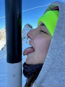 I heard someone say lick me and i obey