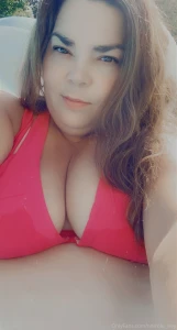 Just hanging out by the pool