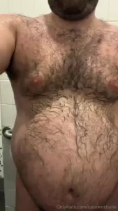 Gym shower belly hope nobody saw me