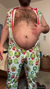 Holiday onesie bear party aftermath part 1