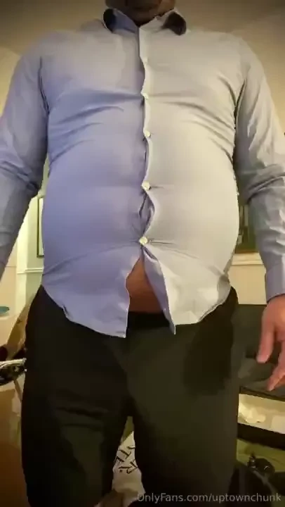 Throwback trying on some old button downs for the return to the office part 1 