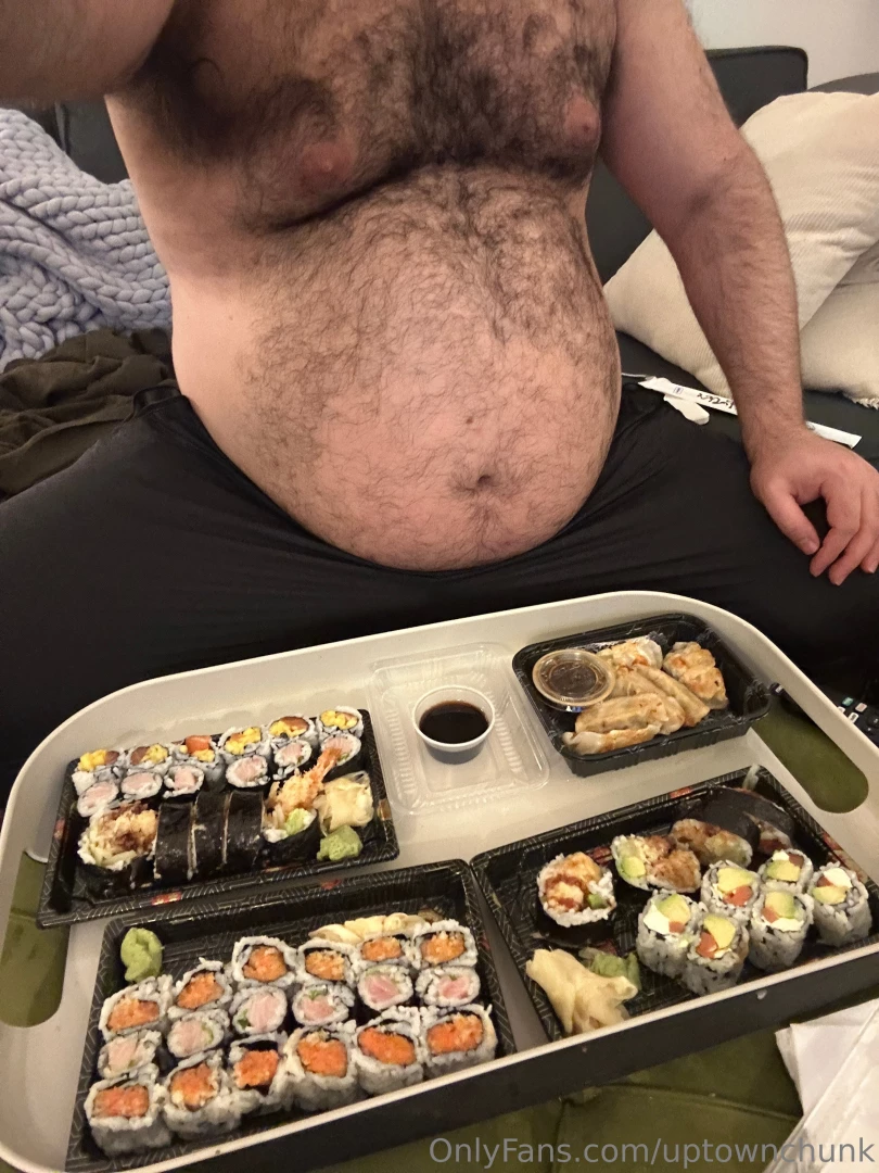 A fattening evening with sushi chugging and jerking part 1 