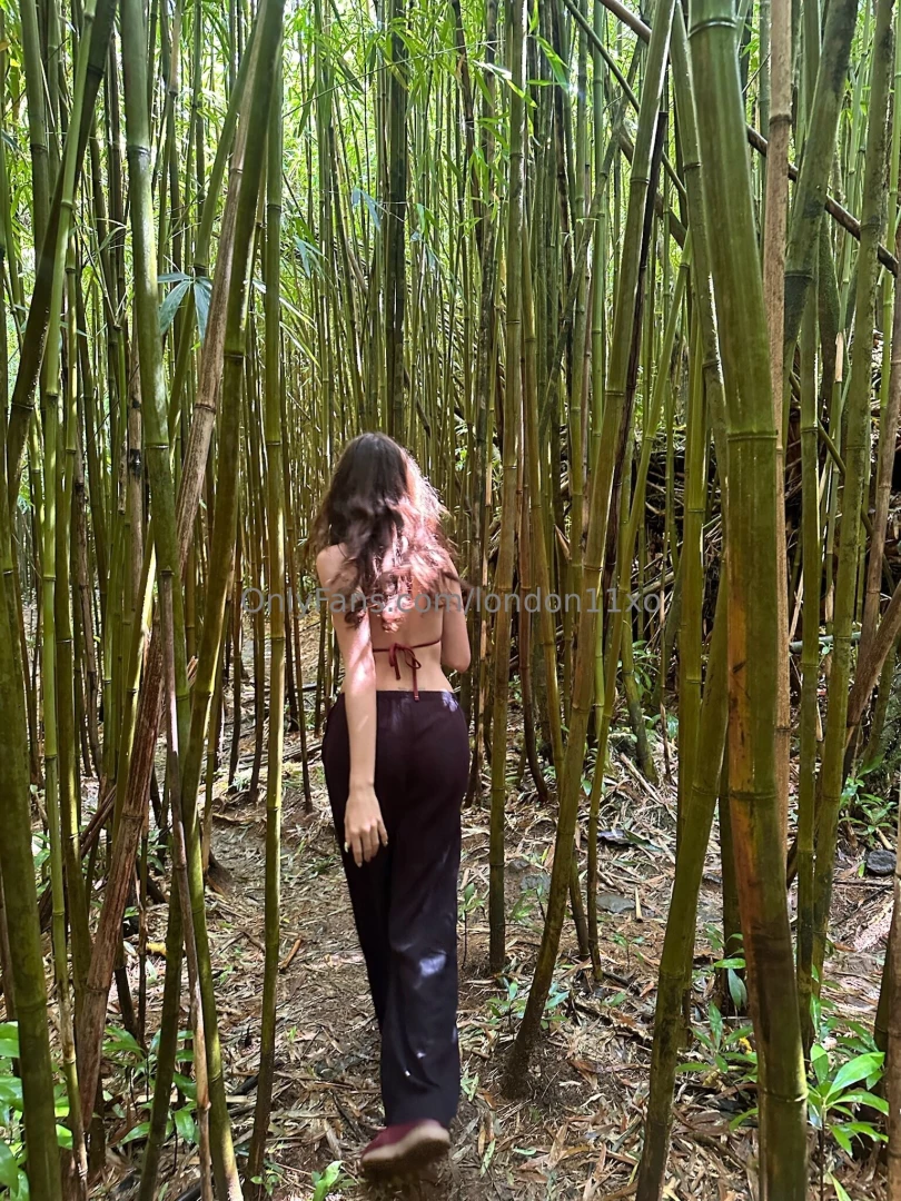 Got my titties our in the forrest 