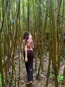 Got my titties our in the forrest