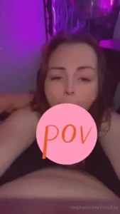 Your pov of me on my knees giving you sloppy toppy