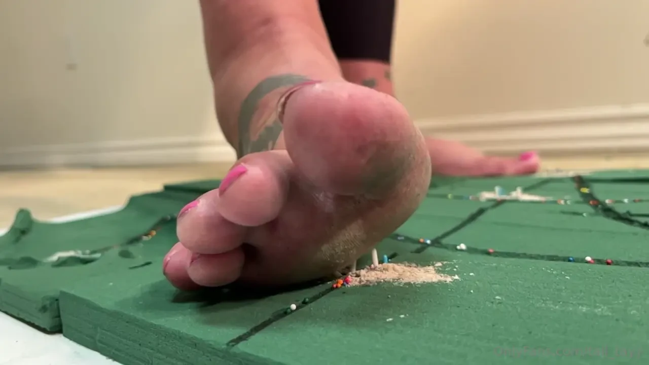 The way my feet sink into the hard ground surrounding these tiny 