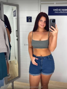 Think i m cute in these shorts wait til you see what s under them