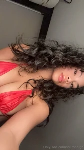 Pov looking at you one last time before i turn around and sit on ur